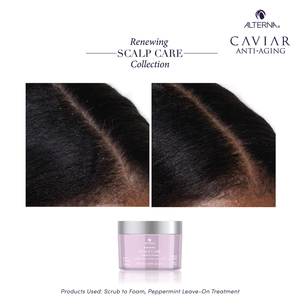 Alterna Renewing Scalp Care Scrub to Foam