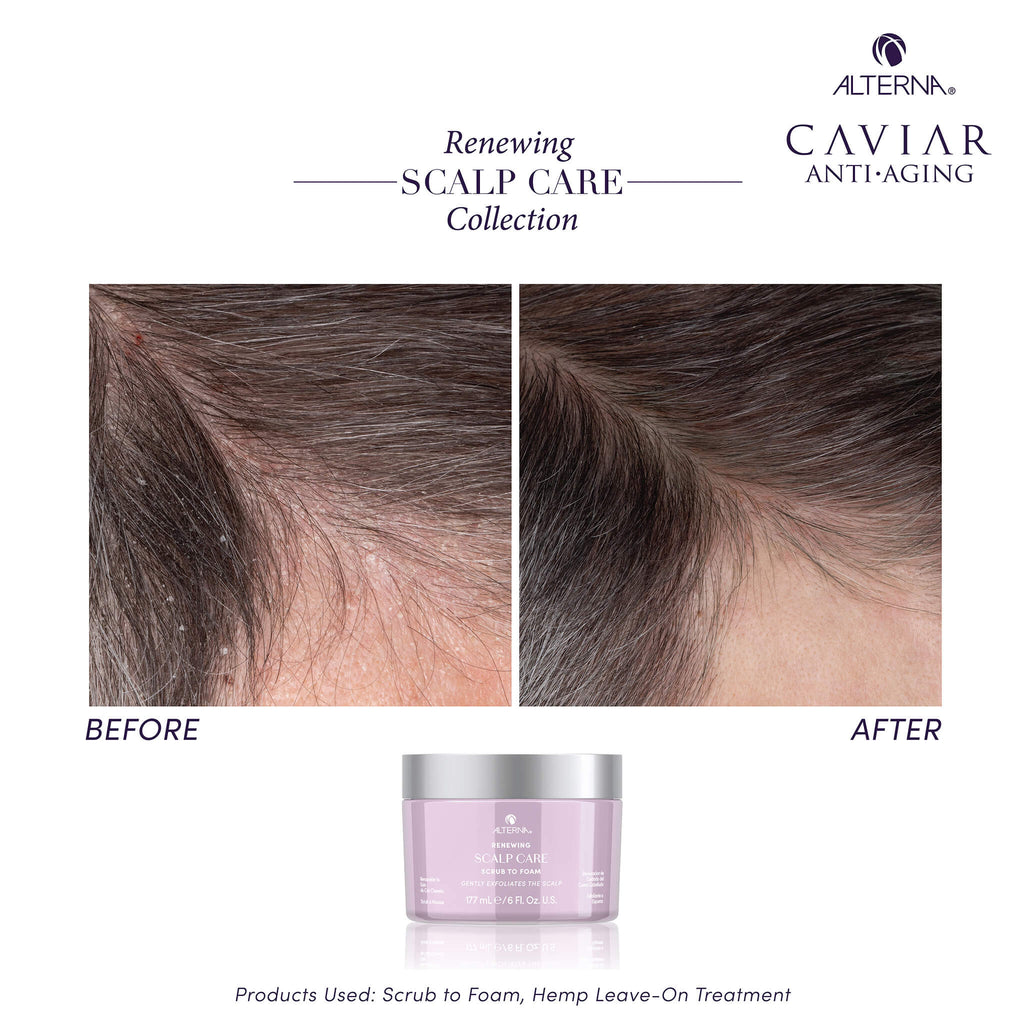 Alterna Renewing Scalp Care Scrub to Foam