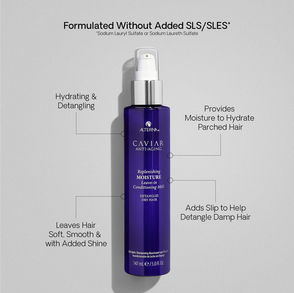 Caviar Anti-Aging Replenishing Moisture Leave-In Conditioning Milk