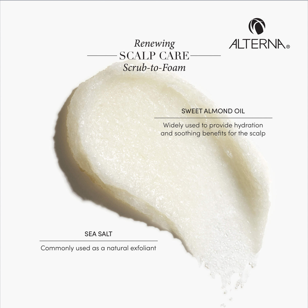 Alterna Renewing Scalp Care Scrub to Foam