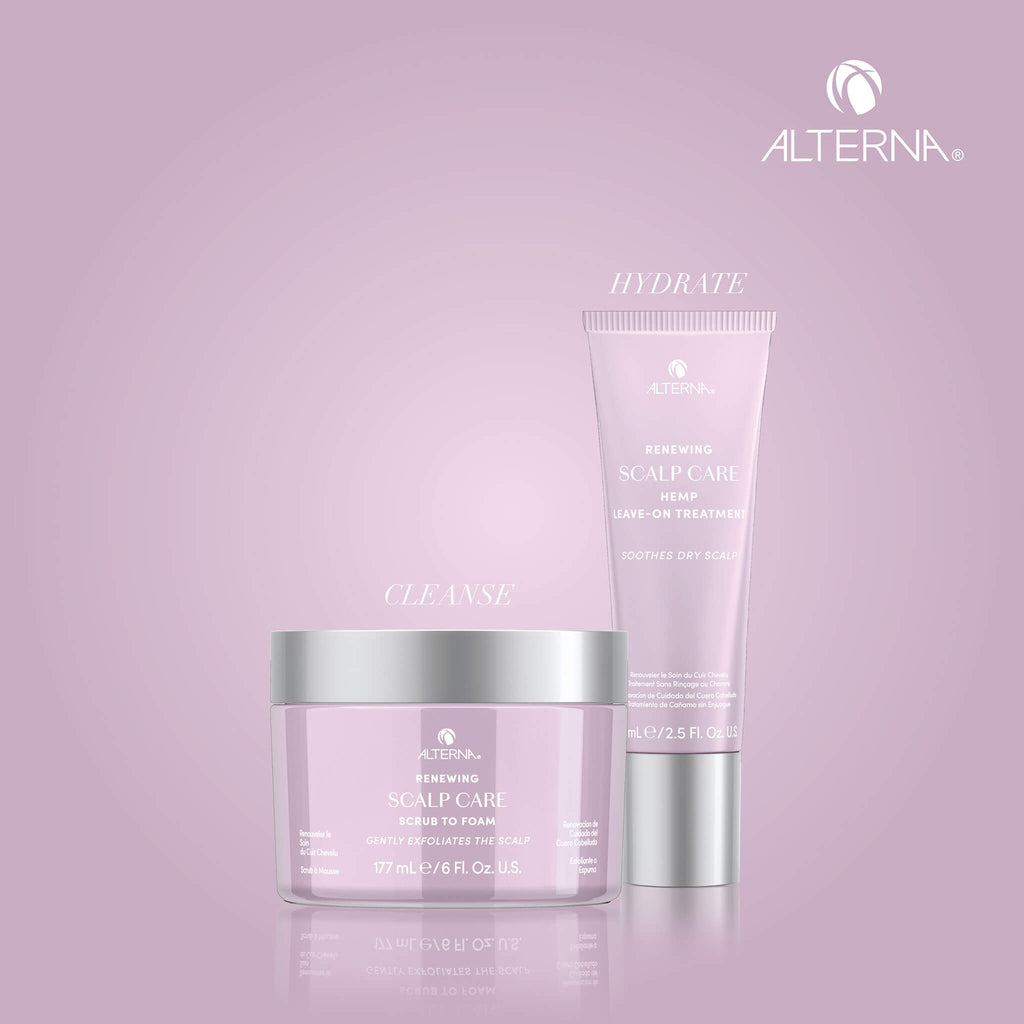 Alterna Renewing Scalp Care Scrub to Foam